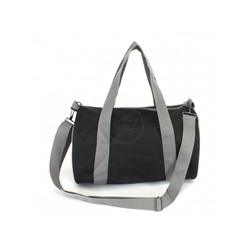 Сумка дорожная LRS-Блик (739),  1отд,  плечевой ремень,  черный/серый  (sport)  SALE 240075