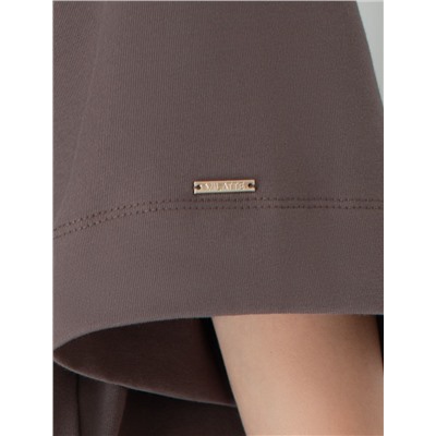 Футболка оверсайз с принтом пайетками из премиального хлопка с эластаном