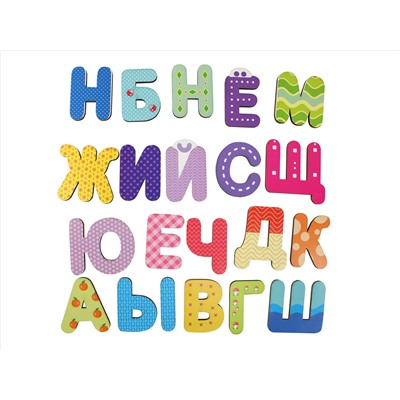 Развивающая игра «Азбука деревянная с заданиями» Baby Toys Wood
