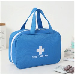 Аптечка дорожная с ручками СИНЯЯ