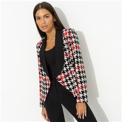 Жакет приталенный с подплечниками, Невероятно прекрасна (красный мак)