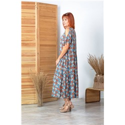 Соджи 550 мультиколор/синий, Платье