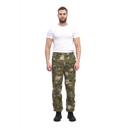 Костюм "ТУРИСТ 1" куртка/брюки цвет: кмф "Облака зеленый", ткань: СОРОЧЕЧНАЯ