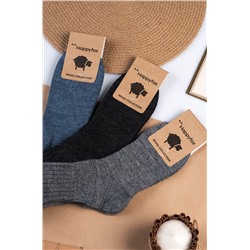 Женские шерстяные носки 3 пары Happyfox