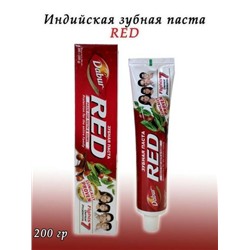 Dabur RED (Рэд зубная паста, Дабур), индийская, 200 г.