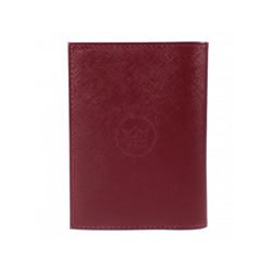 Обложка для автодокументов Premier-О-71 натуральная кожа бордо сафьян (582)  205341