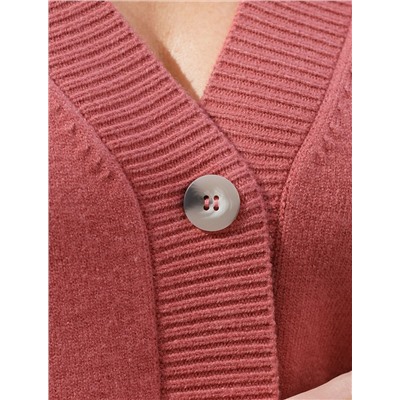 Кардиган из пряжи с кашемиром