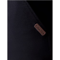 Брюки из тонкого футера с карманом на молнии