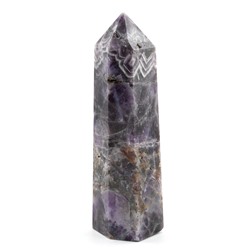Кристалл аметиста шевронного "Карандаш" 49*50*182мм, 751г.