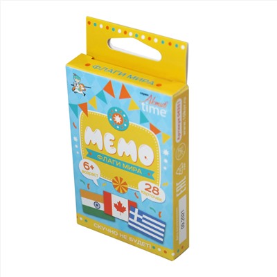 Настольная игра "МЕМО" Флаги (Мир). Серия АКТИВ time