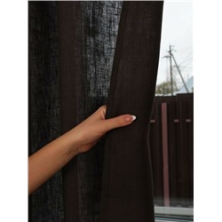 Штора гладкокраш. «Белладонна» тесьма п/лен 145*270 см.