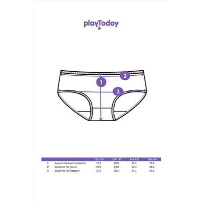 Трусы, 2 шт. PLAYTODAY #1023300
