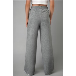 Брюки палаццо из футера для девочки Happyfox