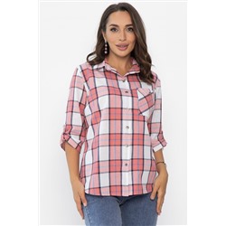 Рубашка Аланта (бело-розовая) Б14036-18М