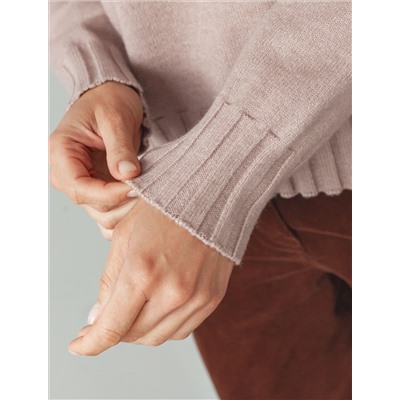 Джемпер из пряжи с кашемиром