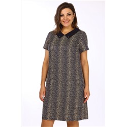 Lady Style Classic 1749/5 синий_беж, Платье
