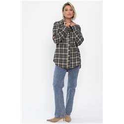 Рубашка Денни (бежево-коричневая) Б14136-7М