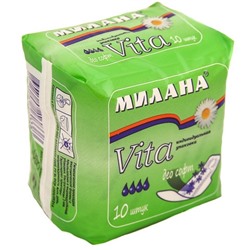 МИЛАНА Прокладки гиг. Vita Ультратонк. Софт Део (4 кап.) 10шт.  603