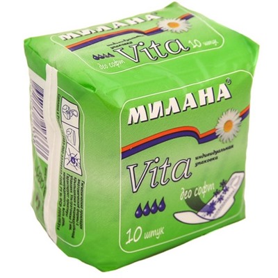 МИЛАНА Прокладки гиг. Vita Ультратонк. Софт Део (4 кап.) 10шт.  603