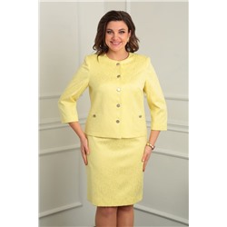 Lady Line 525 лимон, Юбка,  Жакет