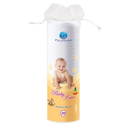 Ватные диски РУСАЛОЧКА Baby line 70шт.