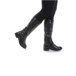 TBM88-1 BLACK Сапоги женские (натуральная кожа, натуральный мех (еврозима)) размер 36