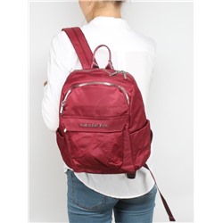 Рюкзак жен текстиль CF-2320,  2отд,  4внут+3внеш/ карм,  бордовый 256567