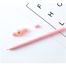 Ручка гелевая черная «Звезда»