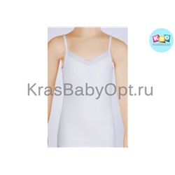 Майка белая для девочки