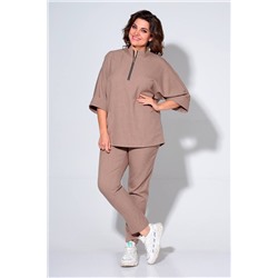 Liona Style 862 мокко, Брюки,  Блуза