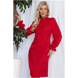 Платье Яркий акцент (красное) П12959-36М
