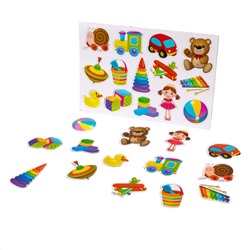 Магниты «Игрушки» (14 эл). Серия Магнитные истории