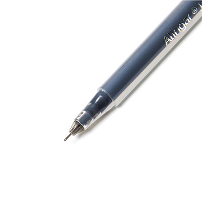 Ручка гел. черн. Alingar Jumbo Gel игольчатая прозр.корпус (выпис.по 2шт.)  AL849 СКИДКА 15%