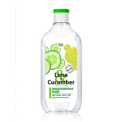 Lime&Cucumber Мицеллярная вода для лица, глаз и губ увлажняющая для всех типов кожи 500мл
