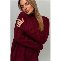 Женский джемпер оверсайз с воротником-стойкой Happyfox