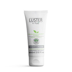 NIGHT CREAM Cream, Luster (НОЧНОЙ КРЕМ для лица с зелёным чаем, алоэ вера и лакрицей, Ластер), 60 мл.