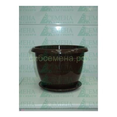 Горшок цв. 1,4л + поддон 105 (шок)
