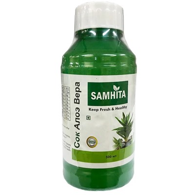 ALOE VERA JUICE, Samhita (СОК АЛОЭ ВЕРА, Самхита), 500 мл.