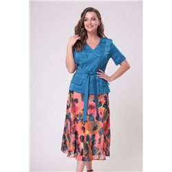 ANASTASIA MAK 727 синий, Юбка,  Жакет