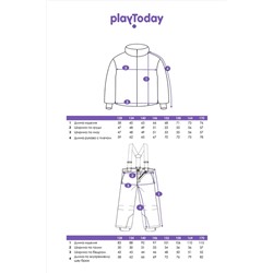 Комплект (Куртка+Полукомбинезон) PLAYTODAY #1045510