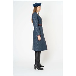 Elema 5-11113-1-164 тёмно-синий/рябина, Пальто