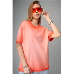 Женская футболка оверсайз с эффектом градиент Happyfox