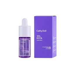 15% 8HYA Ampoule Serum, Cathy Doll (Концентрированная ампульная сыворотка С ГИАЛУРОНОВЫМ КОКТЕЙЛЕМ, Кэти Долл), 30 мл. - СРОК ГОДНОСТИ ДО 15 МАЯ 2025 ГОДА