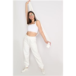 Брюки Oversize, молочный