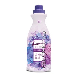 Кондиционер - концентрат для белья с ароматом лаванды High Enrichment Fabric Softener Lavender B&D, Корея, 1,2 л Акция