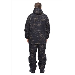 Костюм демисезонный "СУМРАК-ВЕСНА/ОСЕНЬ" куртка/брюки цвет: кмф "Черный", ткань: Твил рип-Стоп