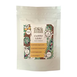 CURRY LEAV Hair Powder, Indibird (КАРРИ ЛИСТЬЯ Порошок для волос, Индибёрд), 50 г.