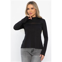 Водолазка трикотажная Лисса (черная) Б14298-22М