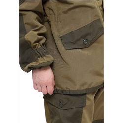 Костюм демисезонный "ГОРКА" куртка/брюки, цвет: св.хаки/т.хаки, ткань: Полибрезент