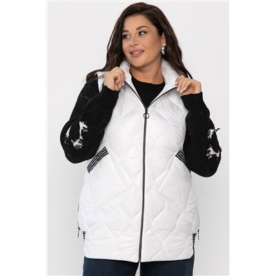 Жилет утепленный Дана Мур (белый) Б14308-18М